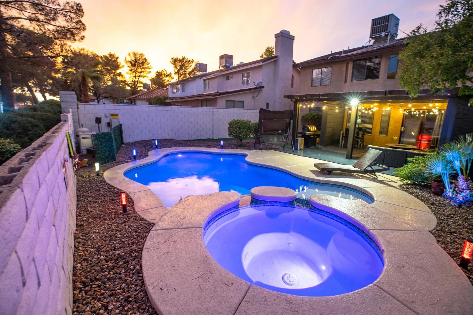 1800 Sqft House W/Heated Pool Spa 13Min From Strip Villa Las Vegas Ngoại thất bức ảnh