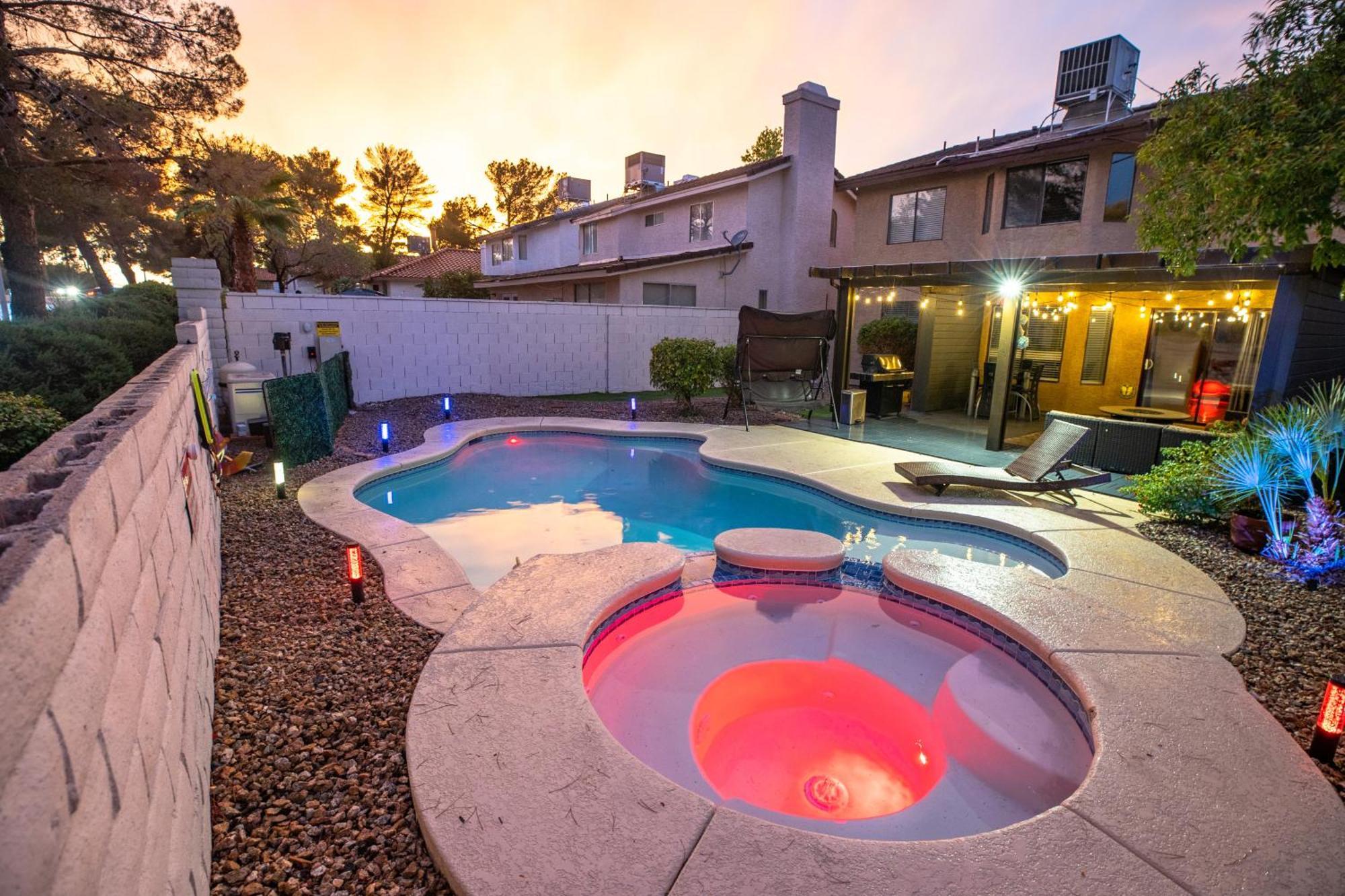 1800 Sqft House W/Heated Pool Spa 13Min From Strip Villa Las Vegas Ngoại thất bức ảnh